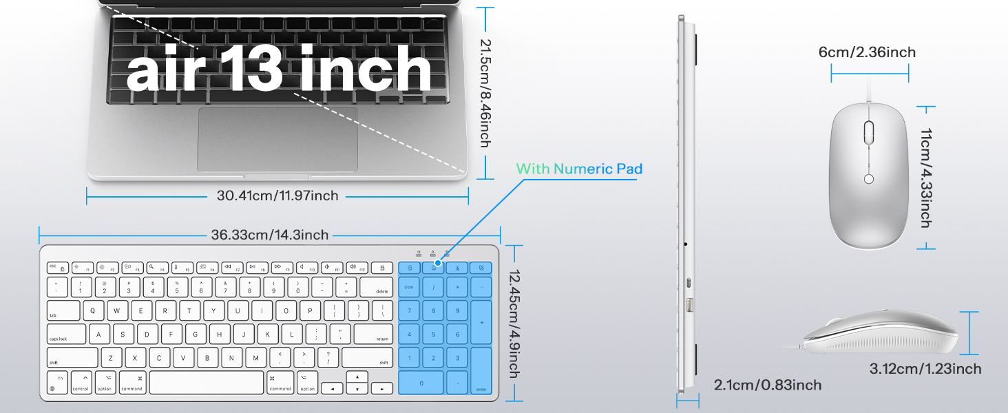 mac keyboard and mouse combo