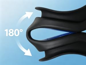 Folds 180 degrees