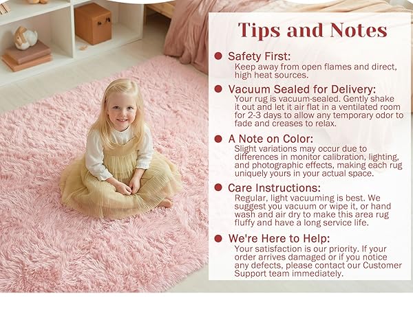 Amdrebio pink rug A+6A S