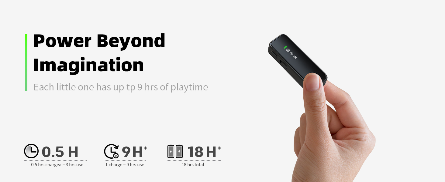 Your Lapel Microphone Recording Time Up to18 Hrs