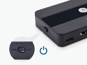 Built-in On/Off Switch