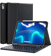 iPad Air 5th Generation Case with Keyboard - Detachable Wireless Keyboard - Pencil Holder - Flip ...