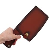 Meat Cleaver Covers Universal Leather Knives Universal Meat Cleaver Covers PU Leather Knife Butch...