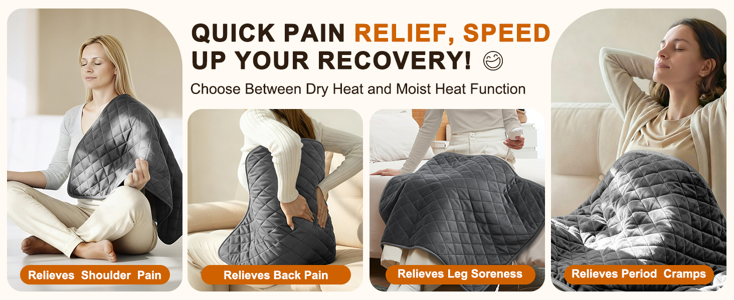 full body heating pad back neck shoulders knee legs stomach hip leg shoulder belly Period Cramps