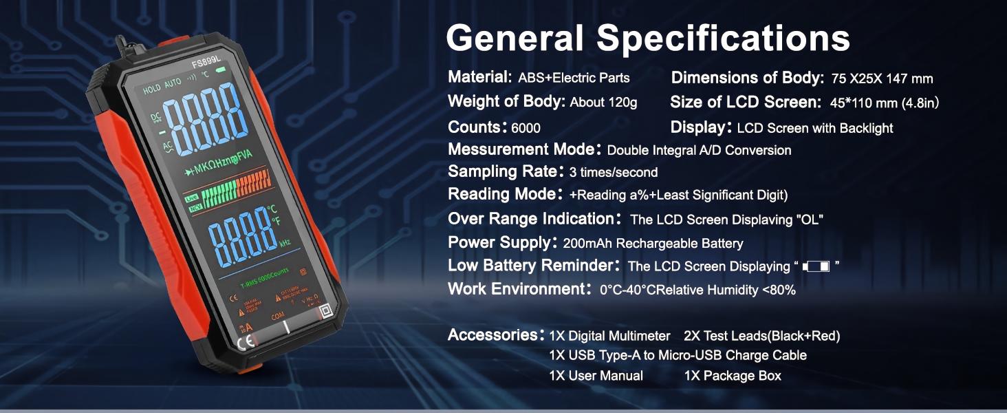 fs899l multimeter