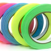 gaffer tape spike fluorescent gaffer power colors DIY no residue bright visible marking labeling