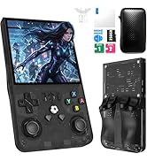 R36MAX Handheld Game Console, 40000+ Games Retro Gaming Console, 256GB TF Card Mini Retro Video C...