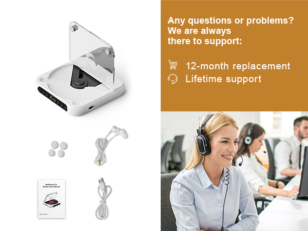 KC918 white cd player