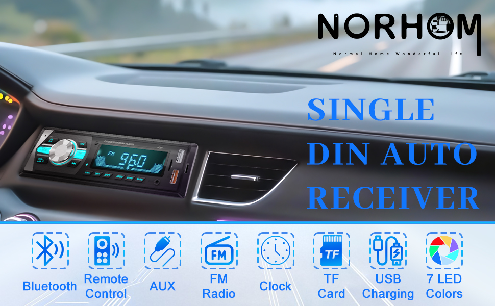 single din radio