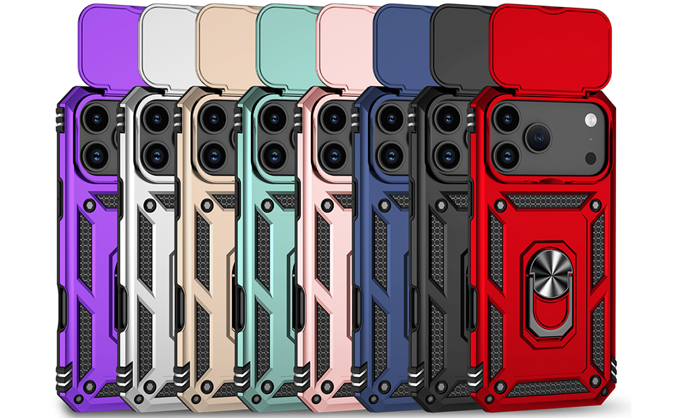 iPhone 17 Pro Max Military Grade 2nd gen with camera cover case