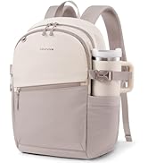 LOVEVOOK Everyday Backpack for Women, Chic Versatile Backpack with Water Bottle Pocket, Lightweig...