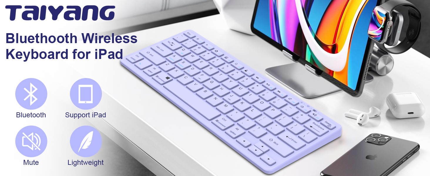 Bluetooth Keyboard for iPad-1