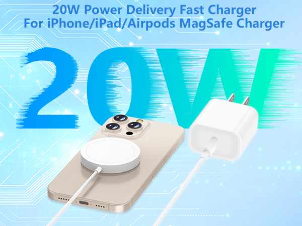 MFi Certified 2Pack PD 20W USB C Chargers Block Type C Wall Charger iPhone 16 Charger Fast Charging