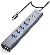 USB C Hub HDMI Multiport Adapter USB C to HDMI USBC Hub with HDMI 4K60Hz 8 Ports Aluminum Thunder...