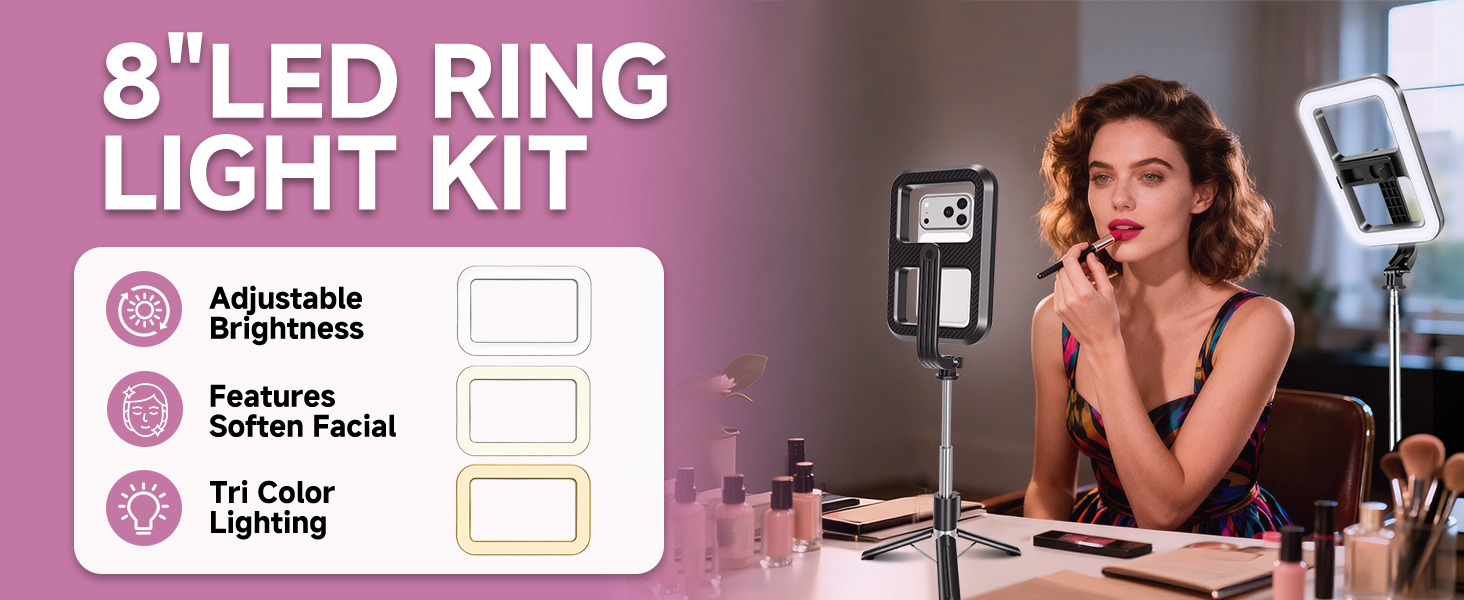Kalofaye Ring Light with 54&amp;#39;&amp;#39; Extendable Tripod Stand