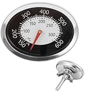 Q Oval Thermometer Gauge 60070 for Weber Q2200 Q1200 Q120 Q220 Parts 2014 and Newer, Temperature ...