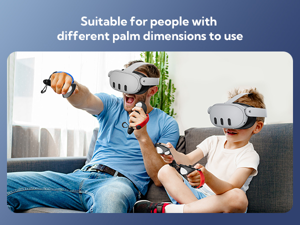 ZYBER Rechargeable Controller Grips for Meta Quest 3S/3 Accessories