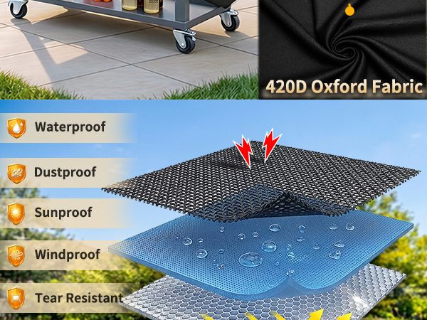 Patio Cooler Cart Cover