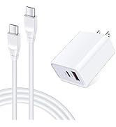 USB C Samsung Fast Charger Block for Galaxy A15 A14 5G A13 A03s A53 A12 A54 A04s S24 S23 S22, USB...