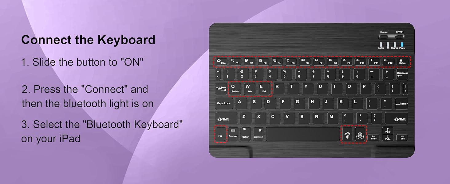 connect the keyboard