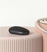 Satechi OntheGo Bluetooth Mouse with USB C Rechargeable Battery, Connect up 3 Devices, Compact an...