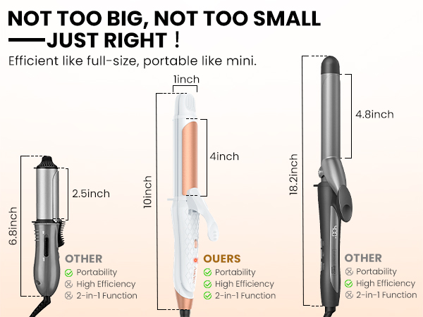 dual voltage curling iron