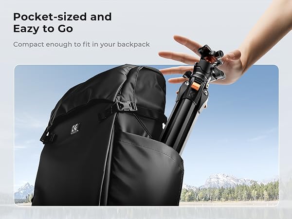 K&amp;F CONCEPT 73" Aluminum Compact Camera Tripod