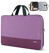 Ytonet Laptop Sleeve Case 15.6 Inch, Slim Water Resistant TSA Carrying Case with Handle, Durable ...