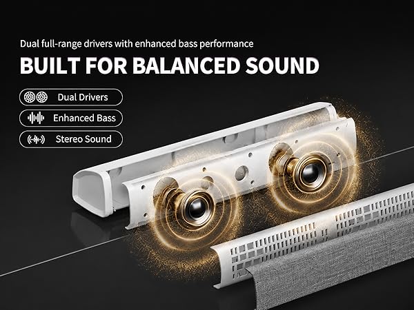 BUILT FOR BALANCED SOUND