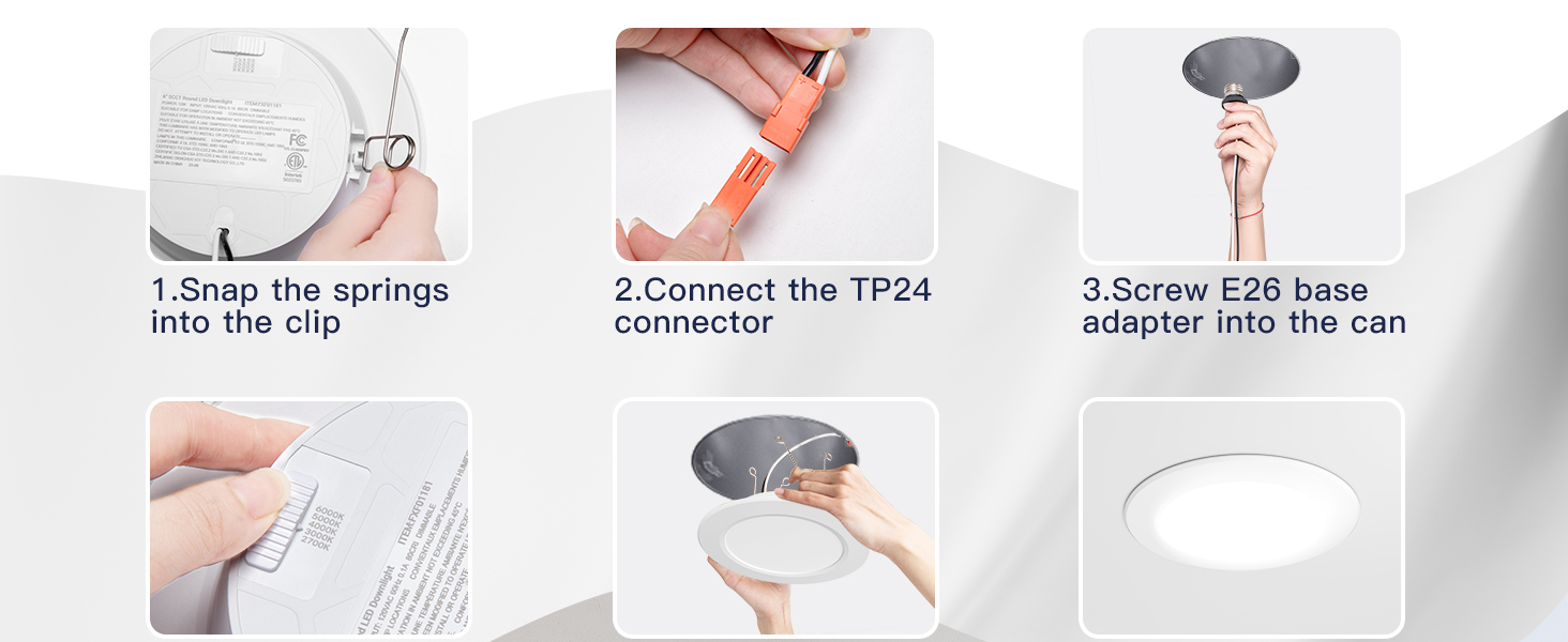 can lights 6 inch led