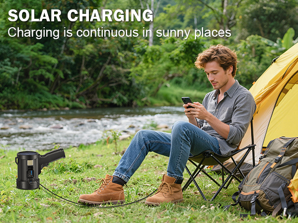 solar rechargeable flashlight