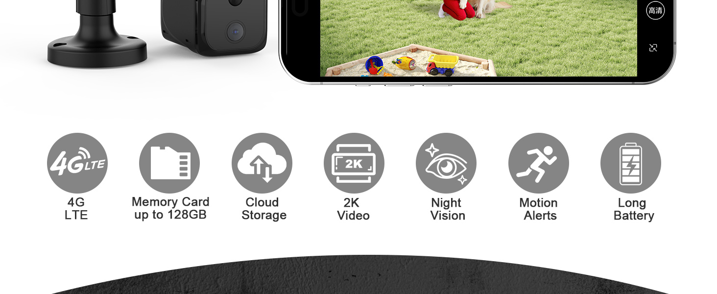 4g portable security camera