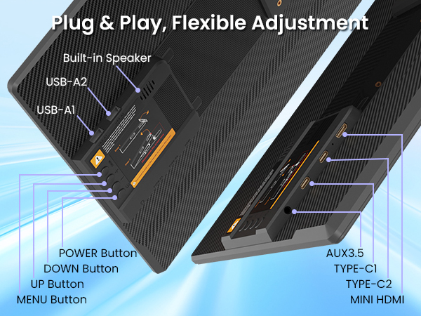 Plug &amp;amp; Play, Flexible Adjustment