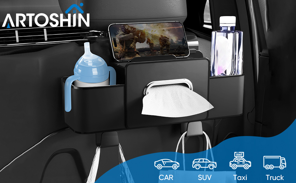 Car Seat Back Storage Box