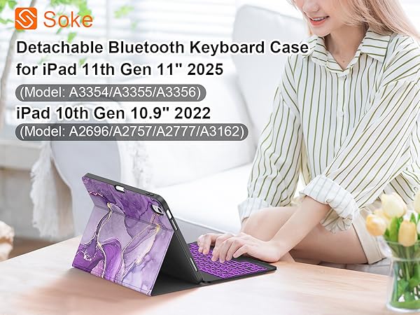 iPad 11th/10th keyboard case