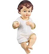 Jesus Baby Statue Ornament, 5.89 inch Resin Baby Jesus Figurine- Nativity Collectible Statue and ...