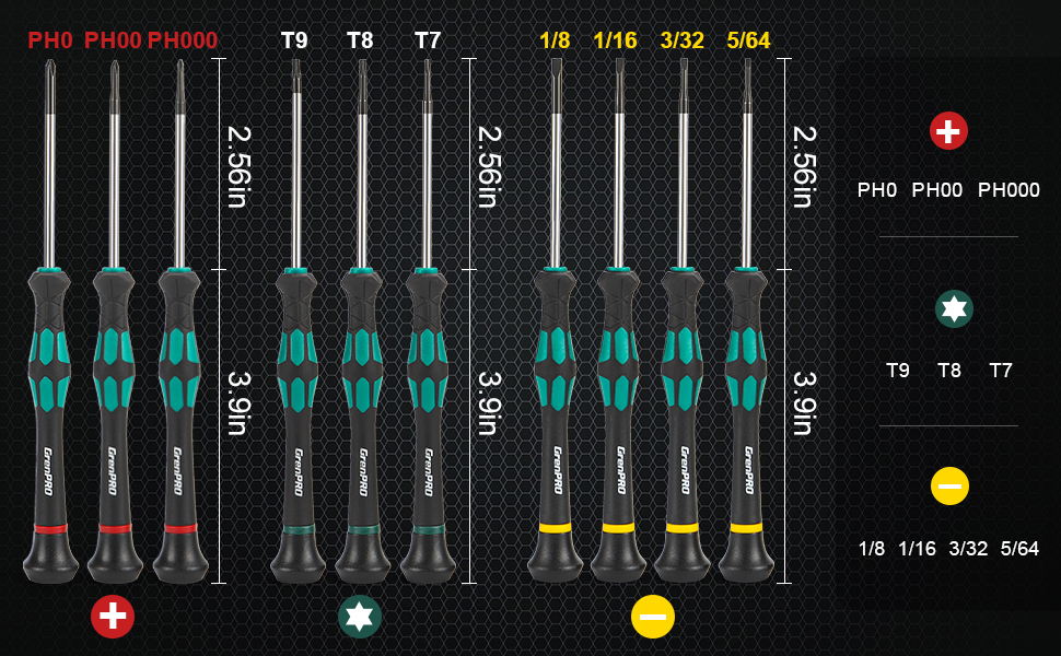 small screwdriver set