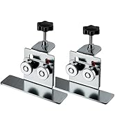 Set of 2 Cabinet Door Mounting Jig, Adjustable Stainless Steel Cabinet Door Installation Position...