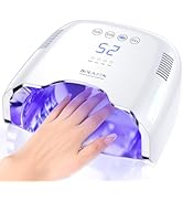 BOLASEN Cordless Rechargeable UV Nail Lamp - UV Light for Gel Nails with Metallic Reflector &amp; Met...