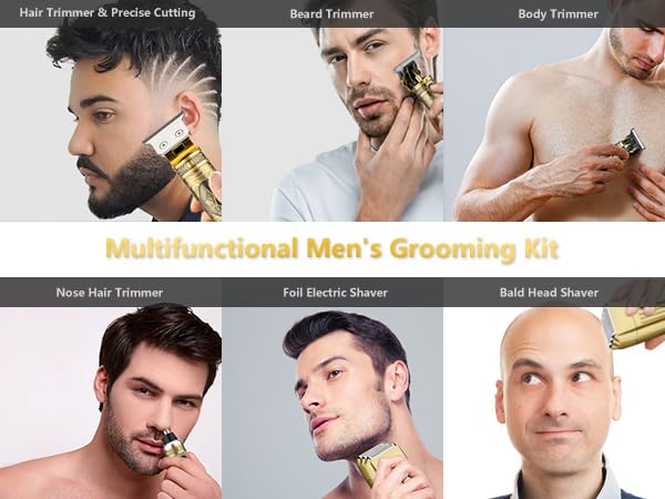 T-Blade Beard Trimmer Electric Shaver Razor for Men