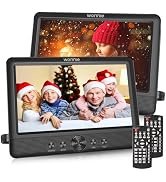 WONNIE 10.5" Two DVD Players Dual Screen for Car Portable CD Player, Play a Same or Two Different...