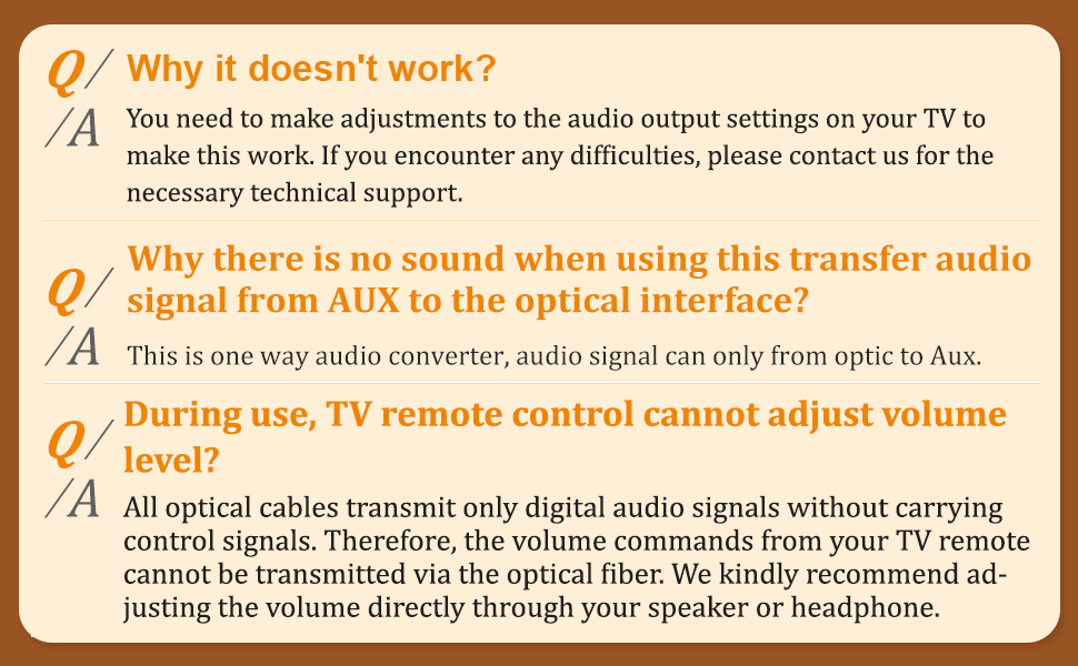 DA Cable Optical to Aux