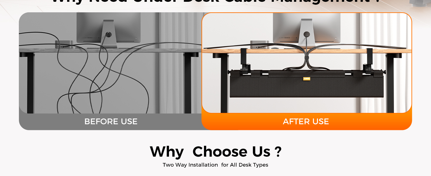 cord organizer for desk