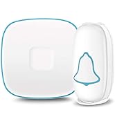 BO YING Wireless Doorbell, Bo Ying Waterproof Door Bell with 38 Melodies and Led Flash, Easy Inst...