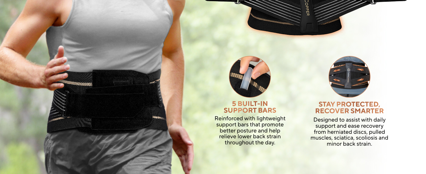copper brace copper back brace for women copper back brace for men copper posture corrector for men