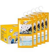 NATRUTH 5-PACK Moisture Absorber Packets With Activated Charcoal Moistureproof Desiccant Hanging ...
