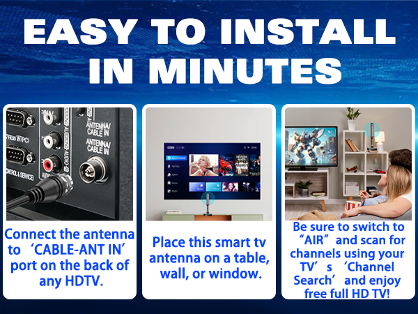 tv antenna for smart tv indoor