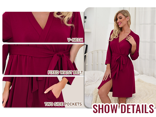 Short Lightweight Robe
