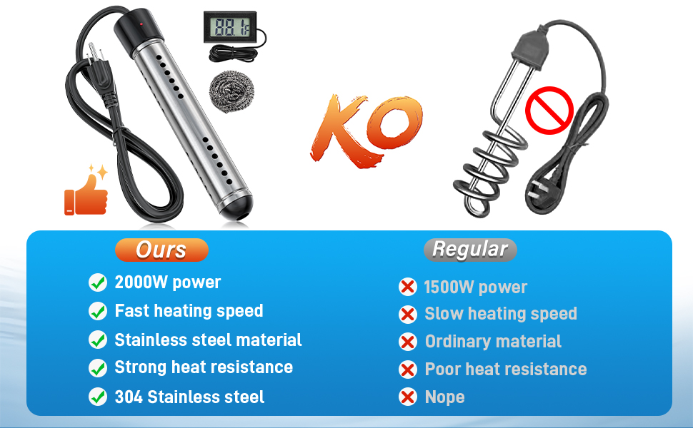 immersion water heater