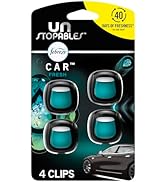 Febreze Unstopables Car Odor-Fighting Car Freshener Vent Clip Fresh Scent, 07 oz. Car Vent Clip, ...